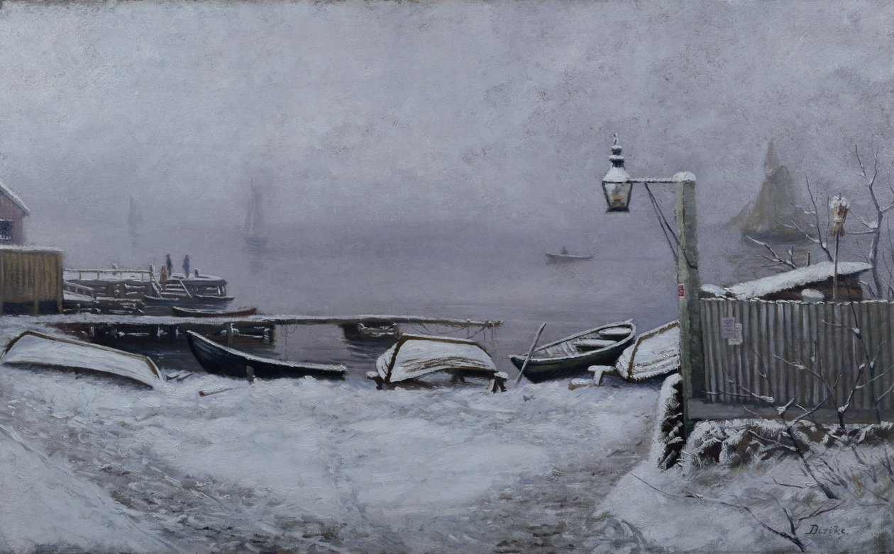 Dezembertag bei Drøbak von Carl Edvard Diriks