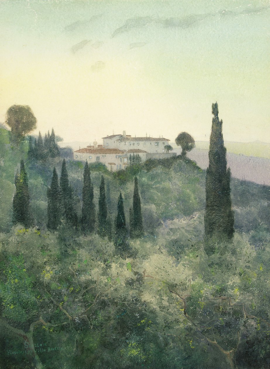 Villa Bocklin, Fiesole von Carl Ernest von Stetten