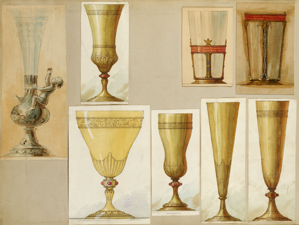 Auswahl an Designs, Haus von Carl Fabergé von Carl Fabergé