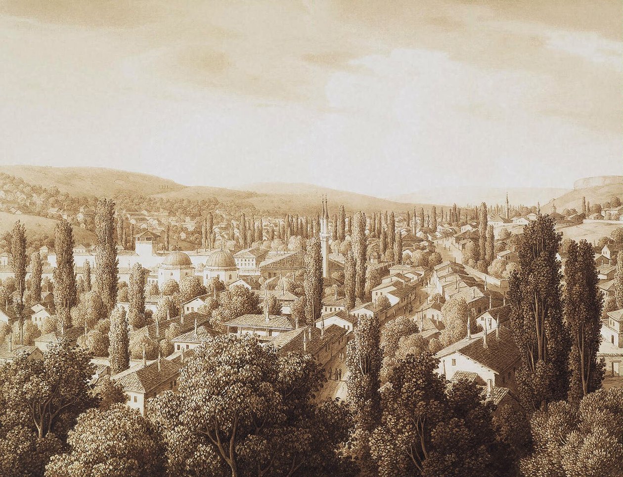 Ansicht von Bakhchisaray von Carl Ferdinand von Kugelgen