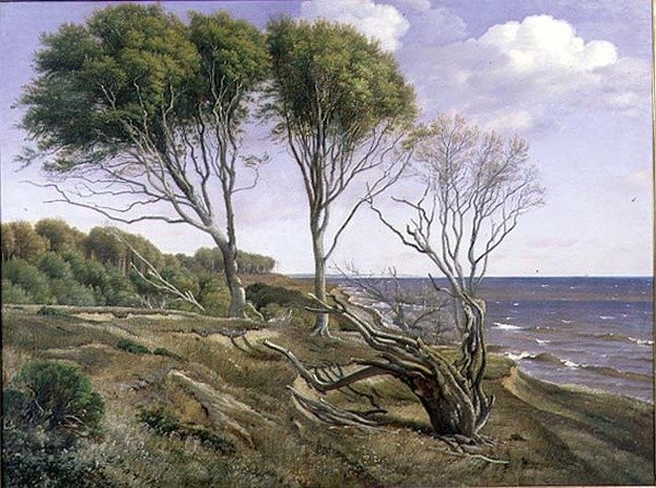 Eine Küstenlandschaft von Carl Frederick Aagaard