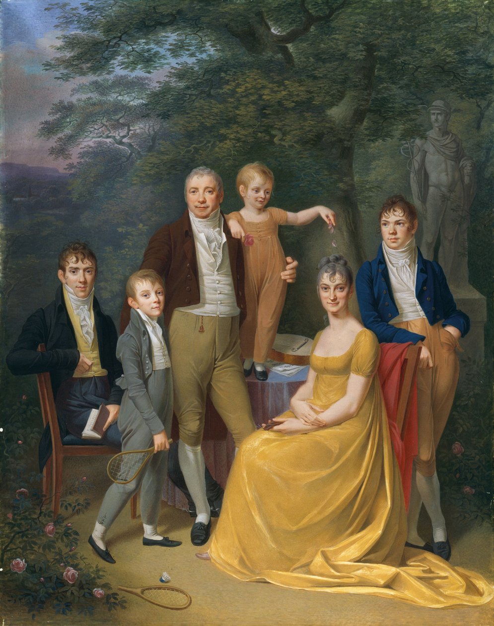 Familienporträt von Carl Friedrich Demiani
