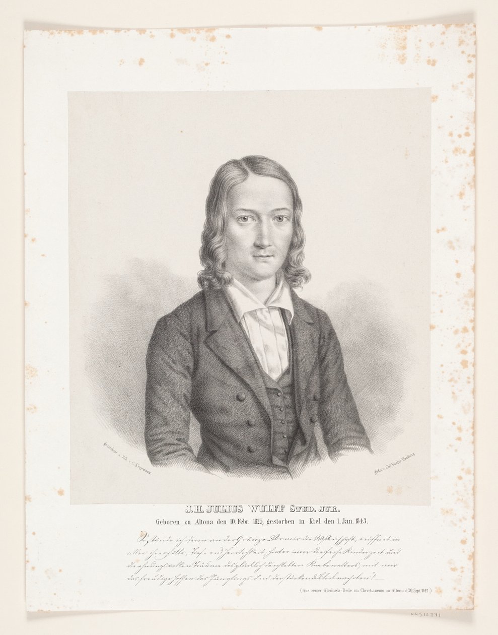 J.H. Julius Wulff von Carl Friedrich Kroymann