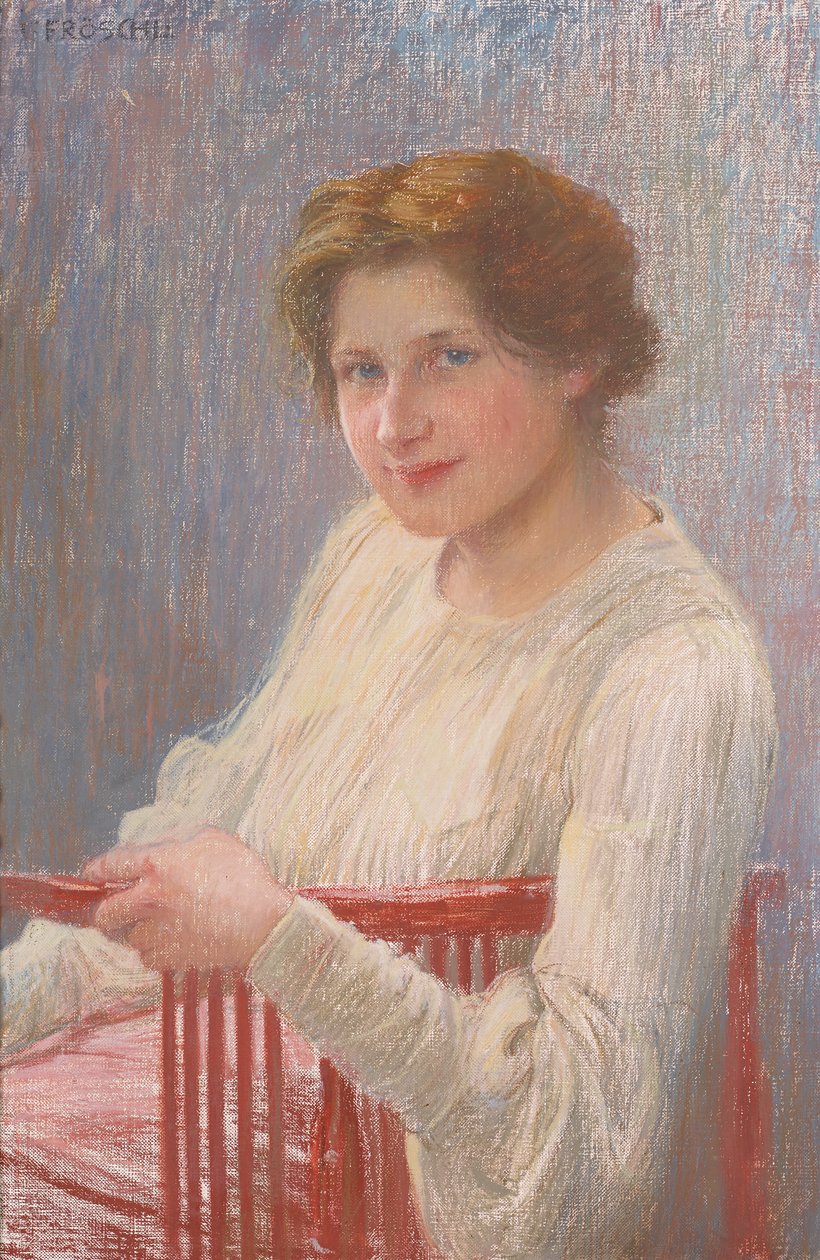 Bildnisstudie von Carl Fröschl