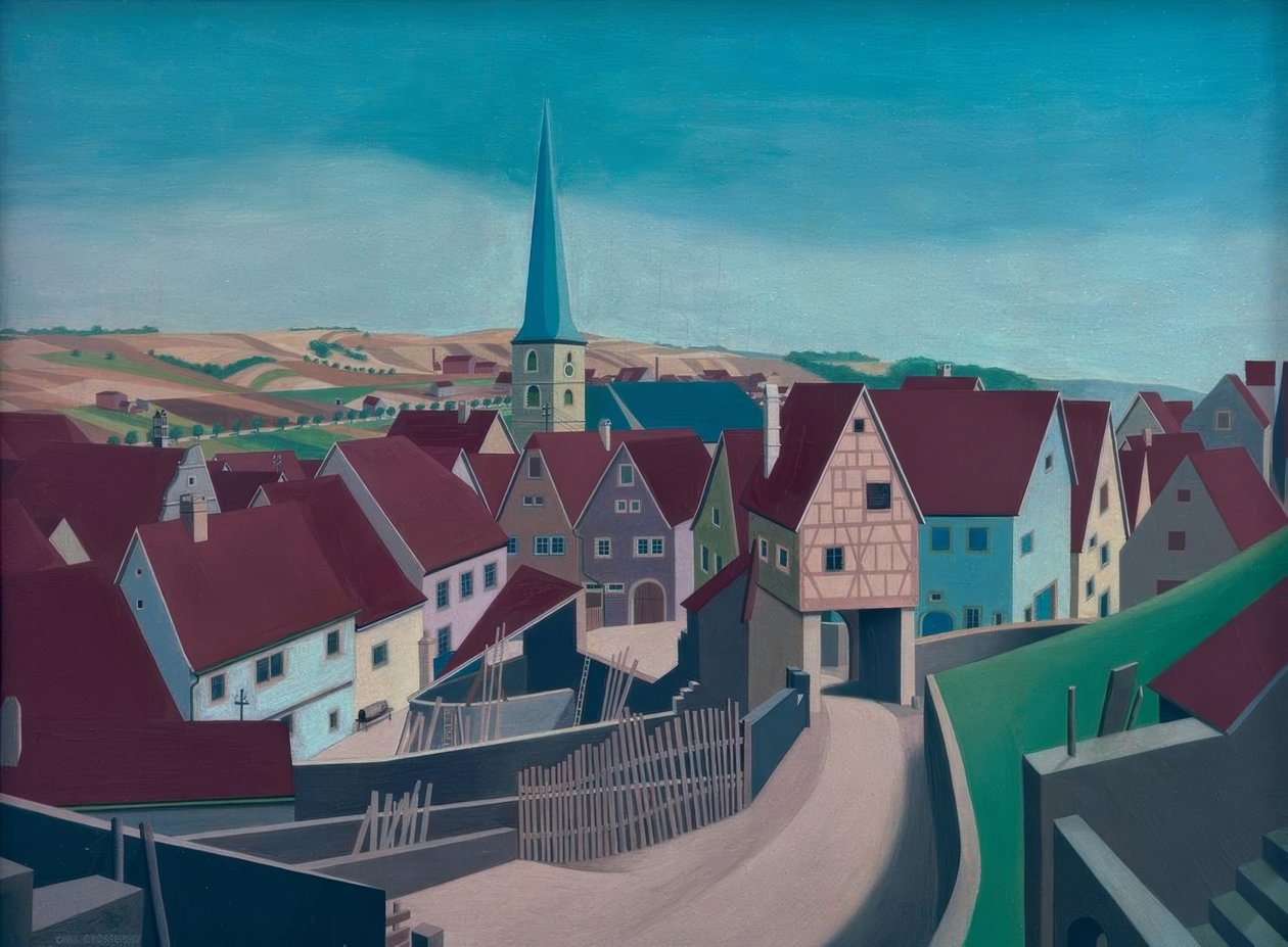 Fränkisches Dorf von Carl Grossberg