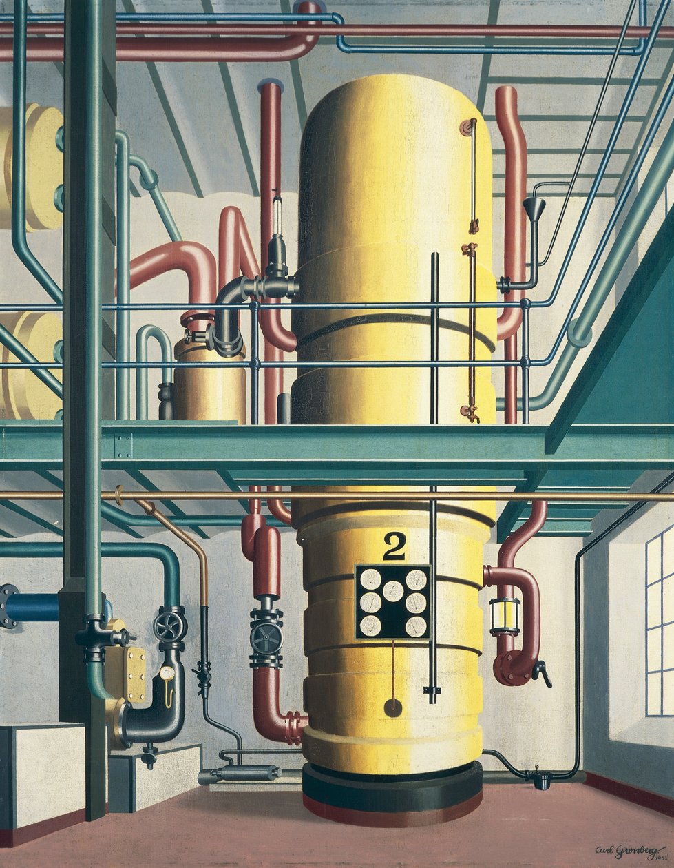 Gelber Kessel von Carl Grossberg