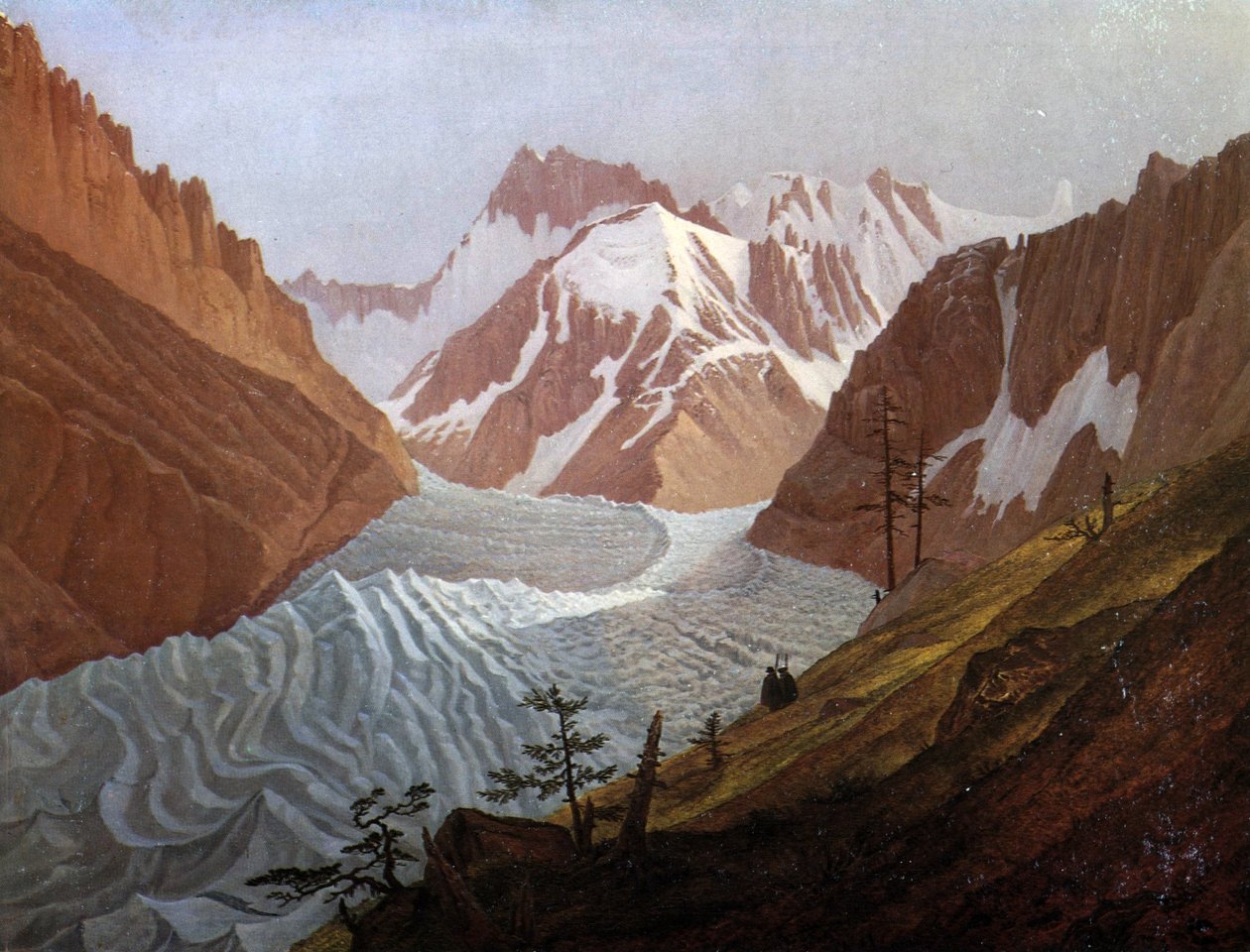 Das Eismeer bei Chamonix von Carl Gustav Carus