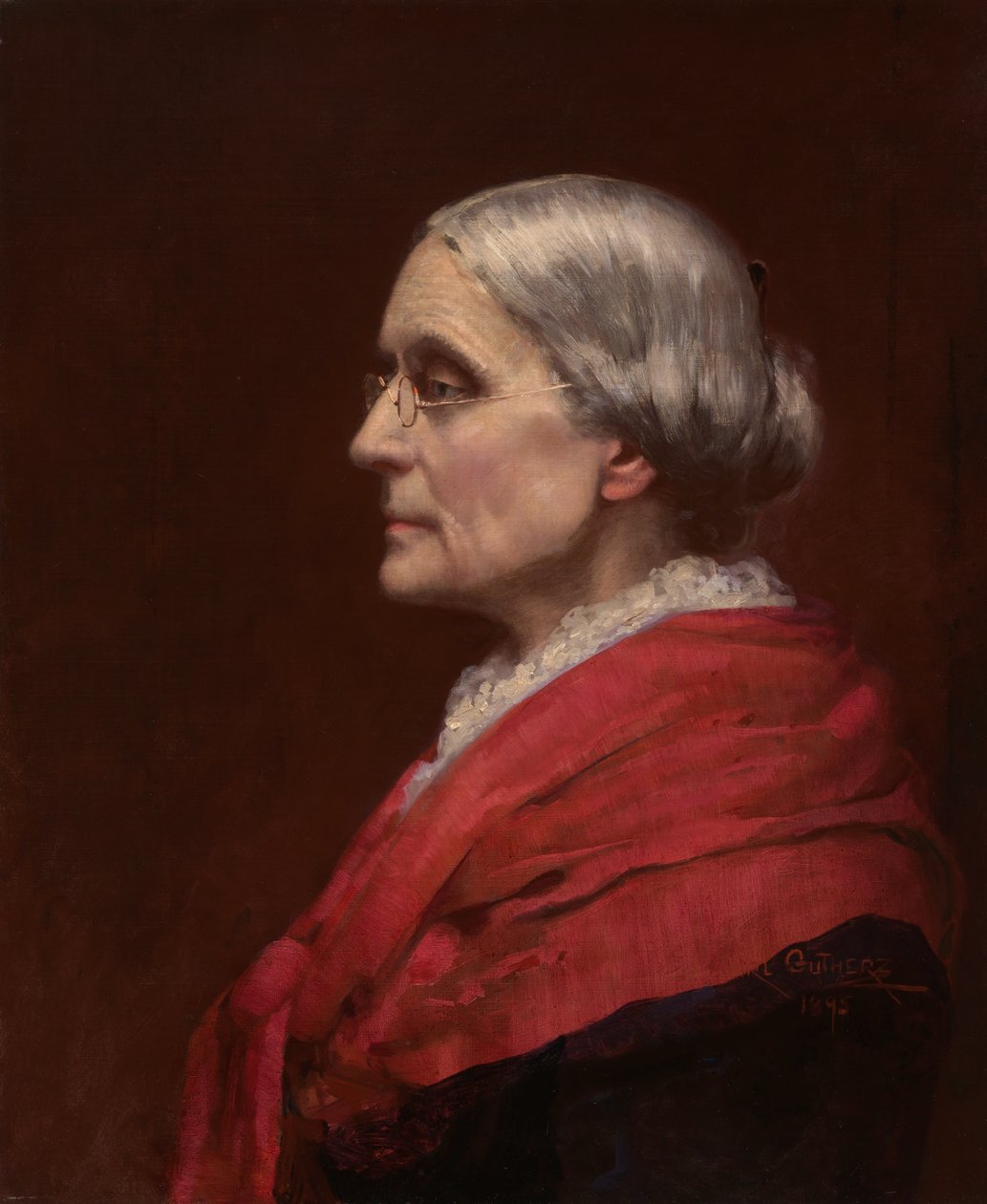 Susan Brownell Anthony, 1895 von Carl Gutherz