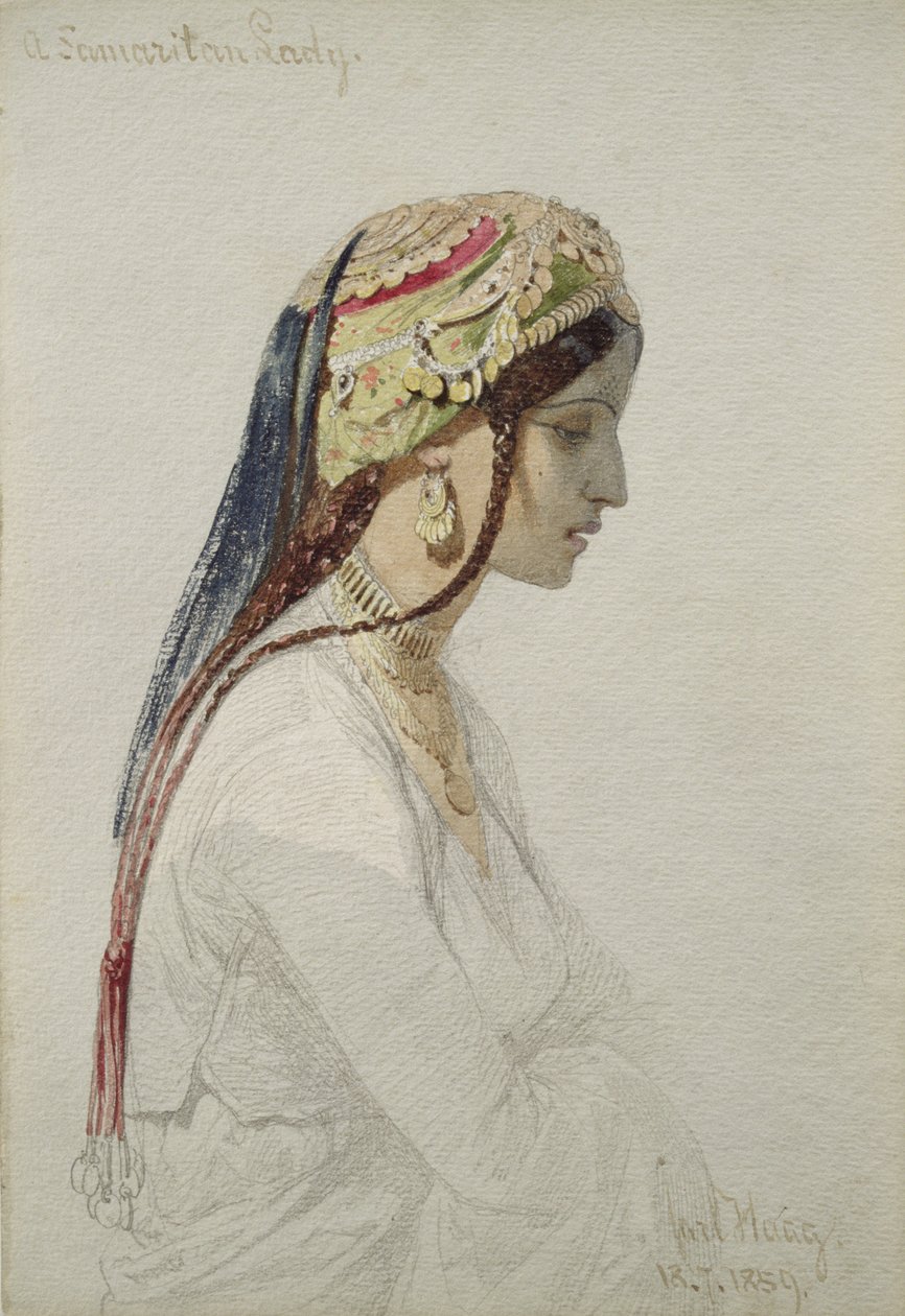 Eine Samariterin, 1859 von Carl Haag