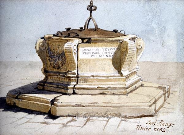 Brunnen, Venedig von Carl Haag