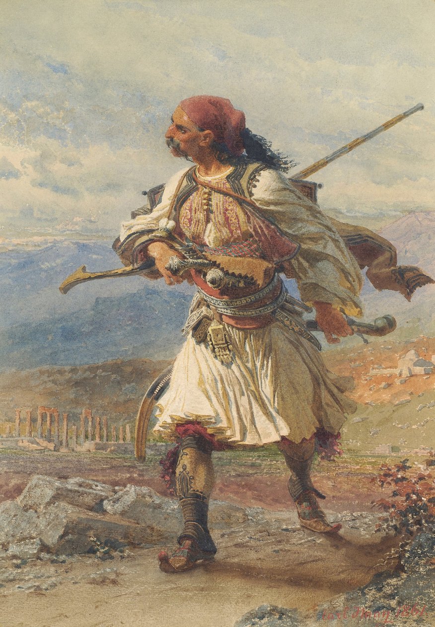 Griechischer Krieger, 1861 von Carl Haag