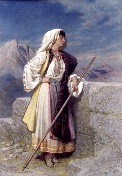 Signorina Petrana di Monte Negro von Carl Haag