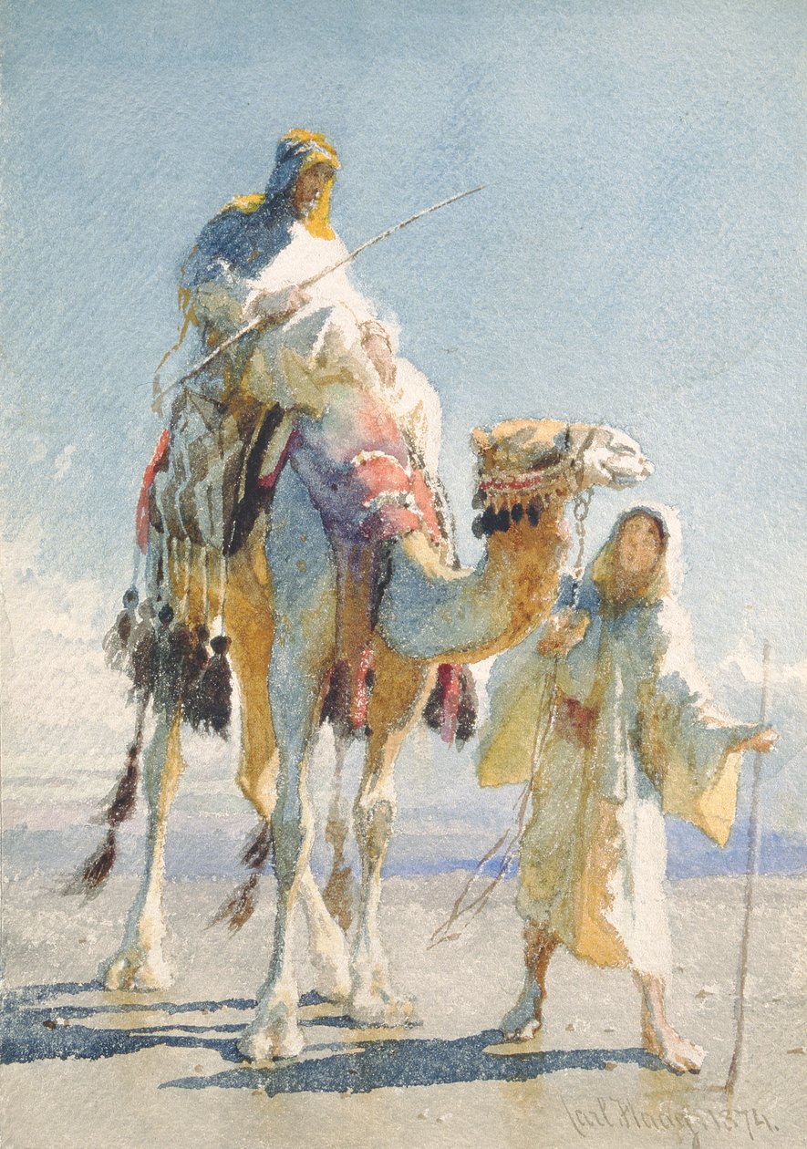 Der Scheich und sein Führer, 1874 von Carl Haag