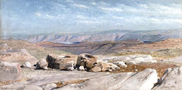 Der Brunnen auf dem Weg nach Jericho von Carl Haag