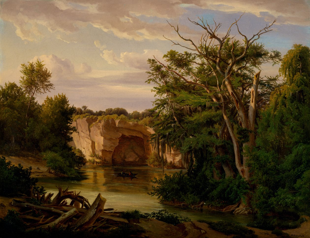 Landschaft im Hügelland, 1862 von Carl Hermann Frederick Lungkwitz