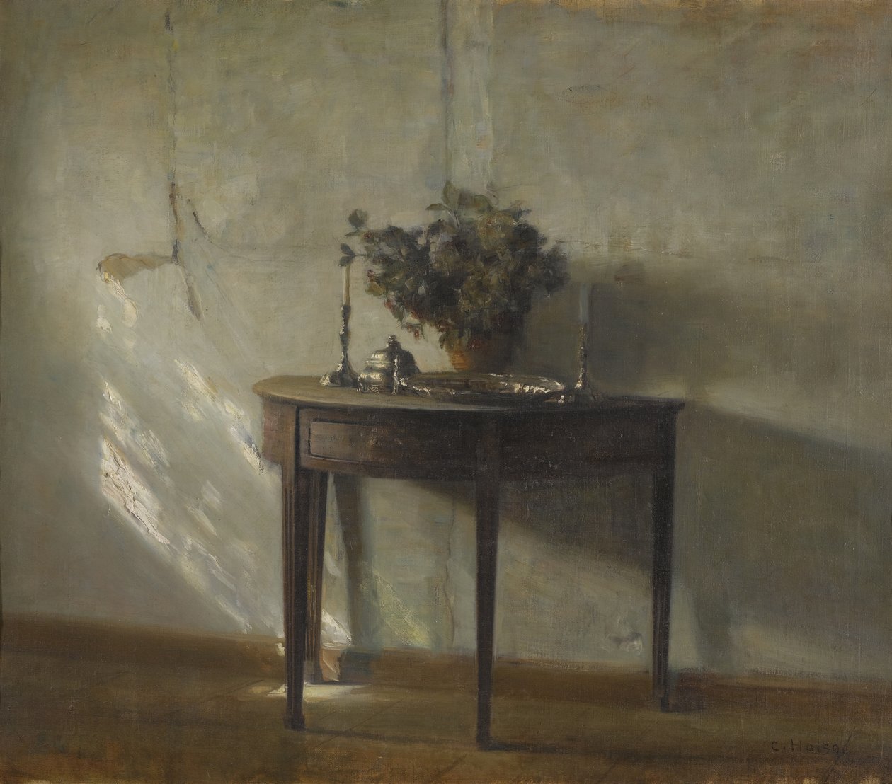 Ein sonnenbeschienener Innenraum von Carl Holsoe