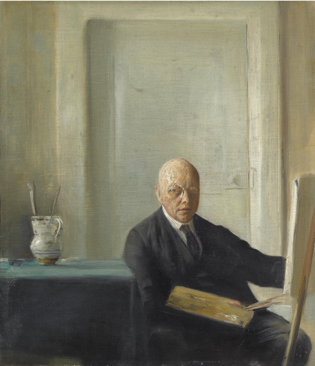 Selbstporträt von Carl Holsoe