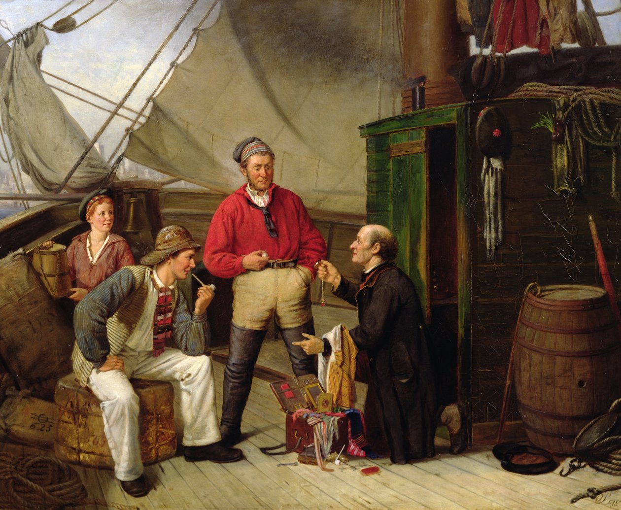 Der Ladenbesitzer von Carl Julius Lorck