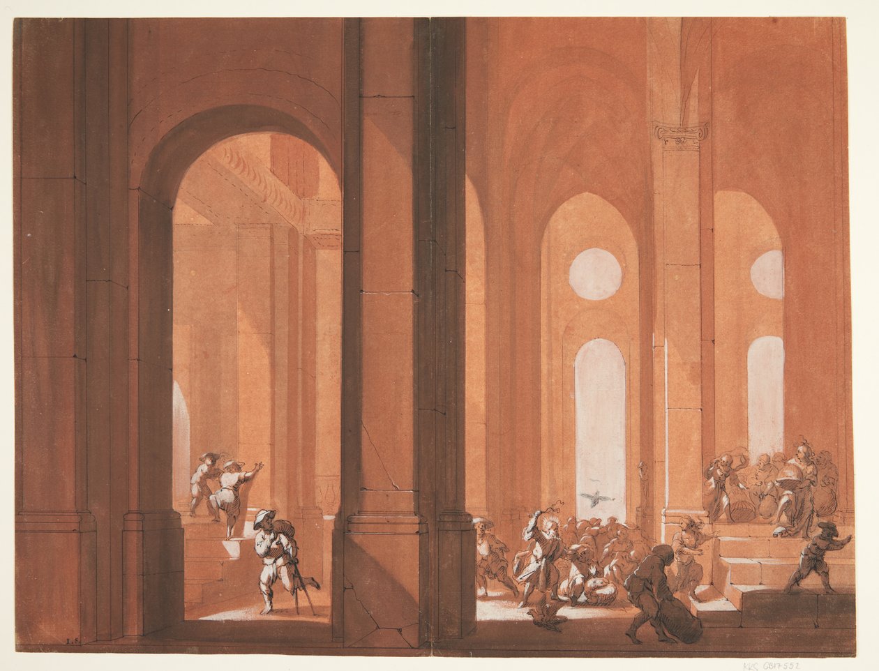 Christus vertreibt die Händler aus dem Tempel von Carl Krick