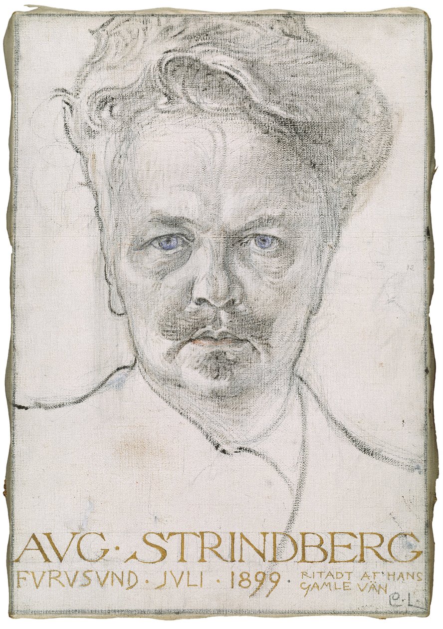 August Strindberg, 1899 von Carl Larsson