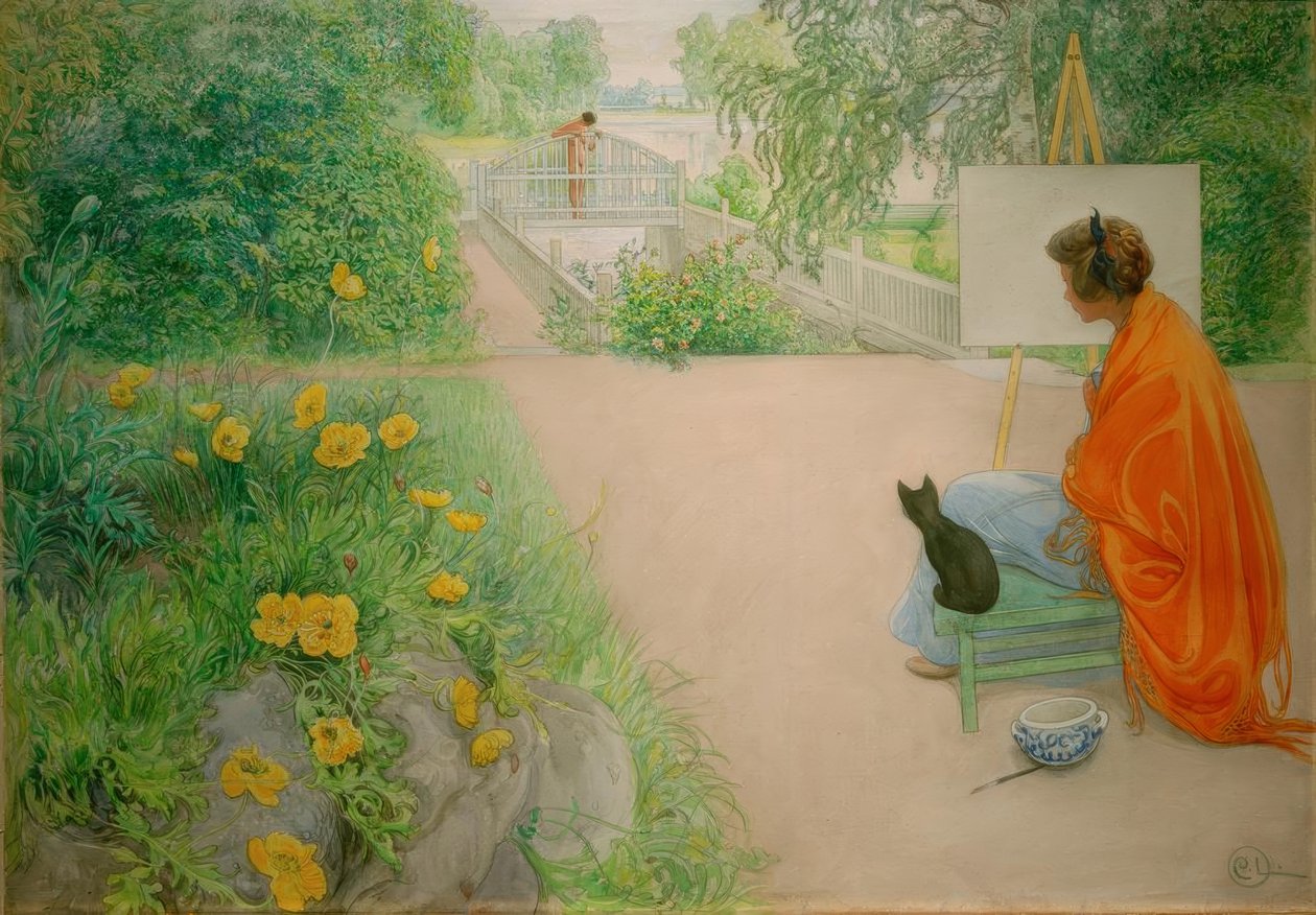 Die Brücke von Carl Larsson