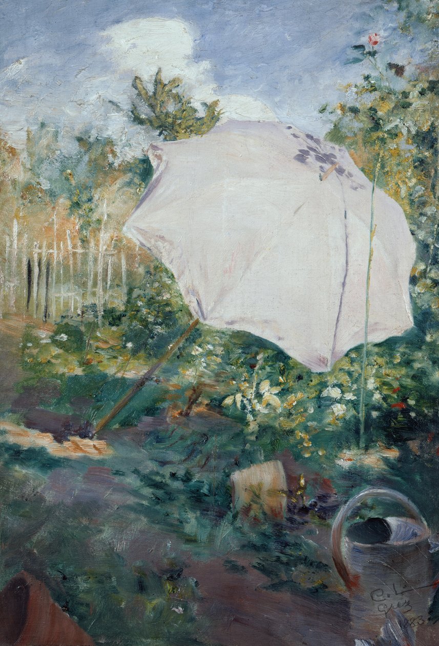 Garten in Grez von Carl Larsson