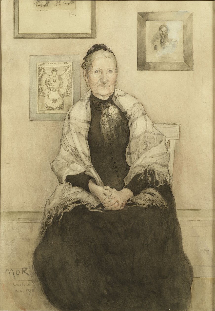 Mutter, ca. 1893 von Carl Larsson