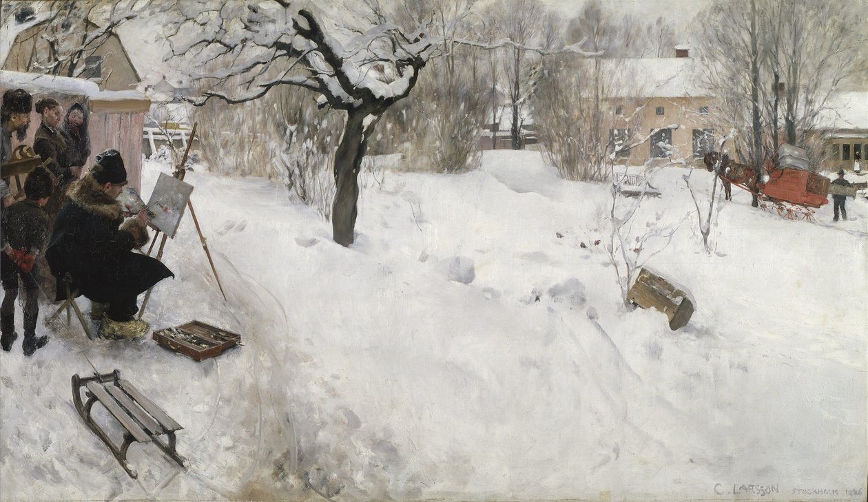 Freiluftmaler von Carl Larsson