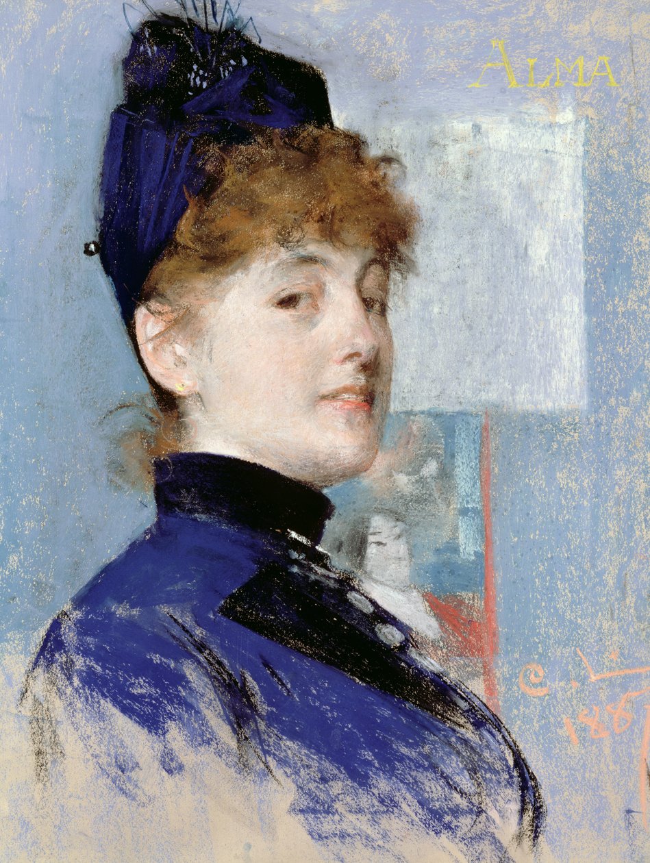 Porträt von Alma von Carl Larsson