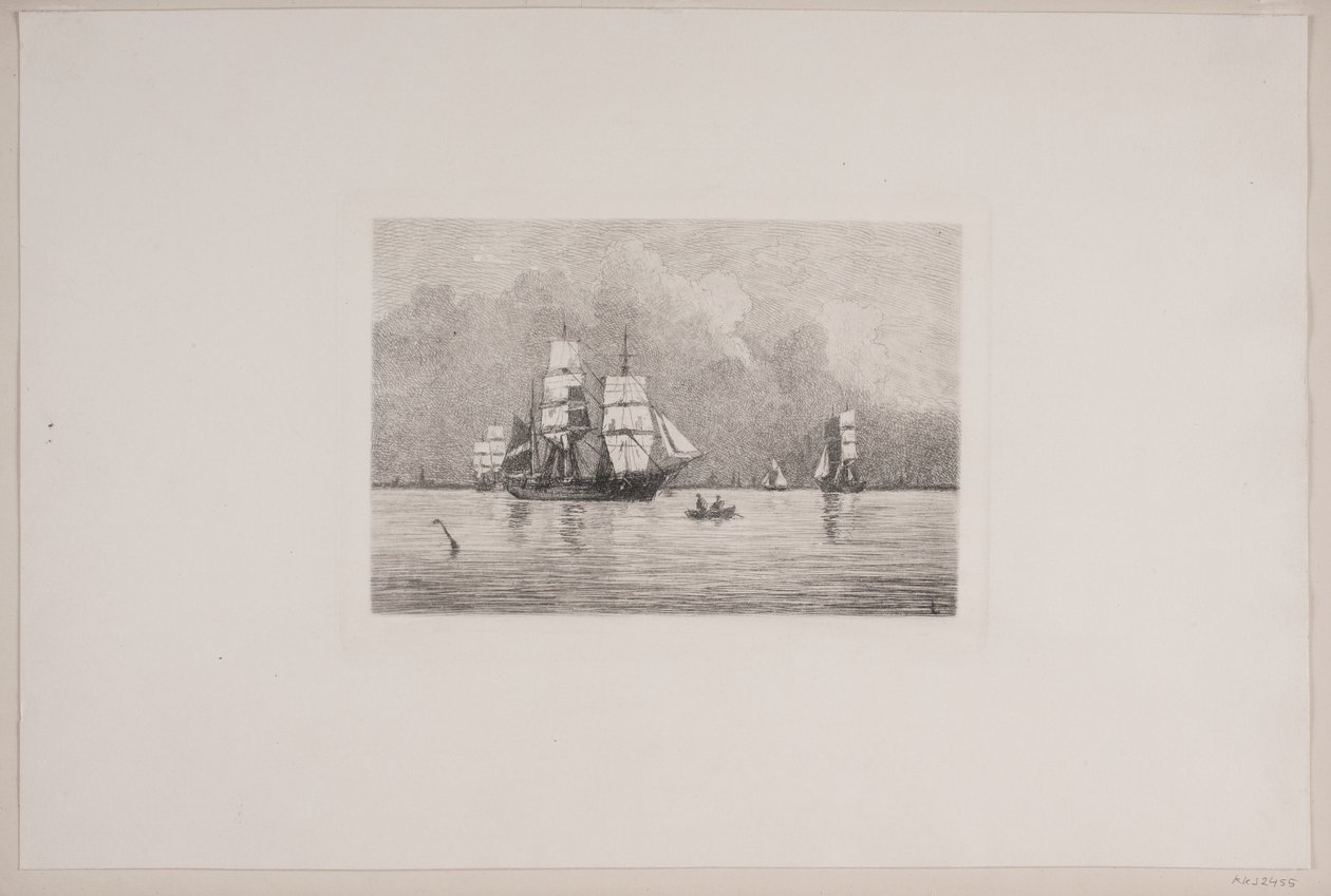 Von der Reede Kopenhagens von Carl Locher