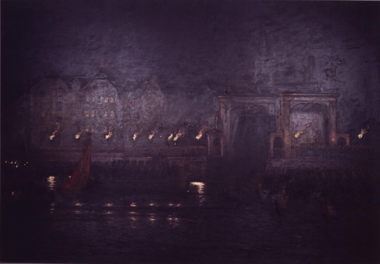 Begräbnis von Frederik VII. am 2. Dezember 1863 von Carl Locher