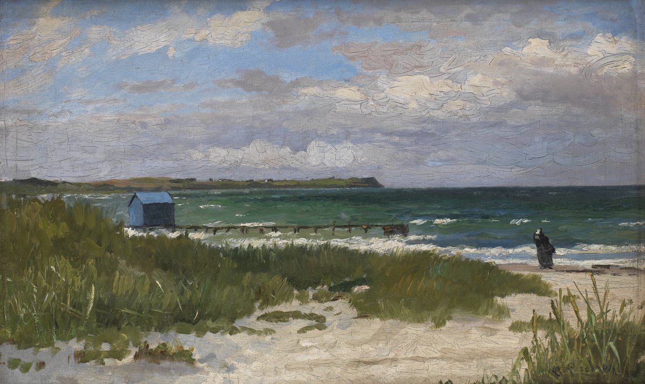 Küstenlandschaft. Hornbæk von Carl Locher