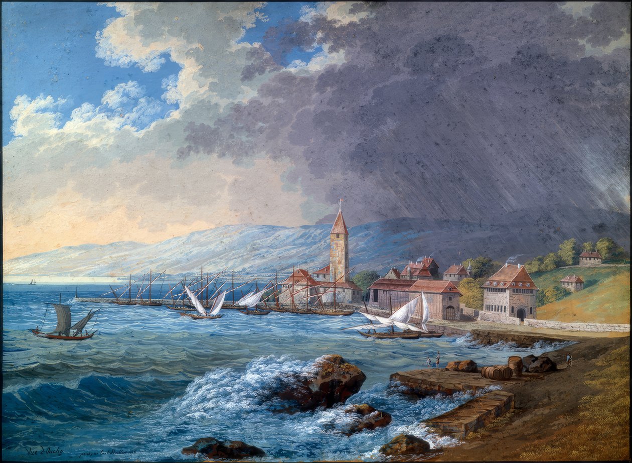 Blick auf Ouchy von Carl Ludwig Hackert
