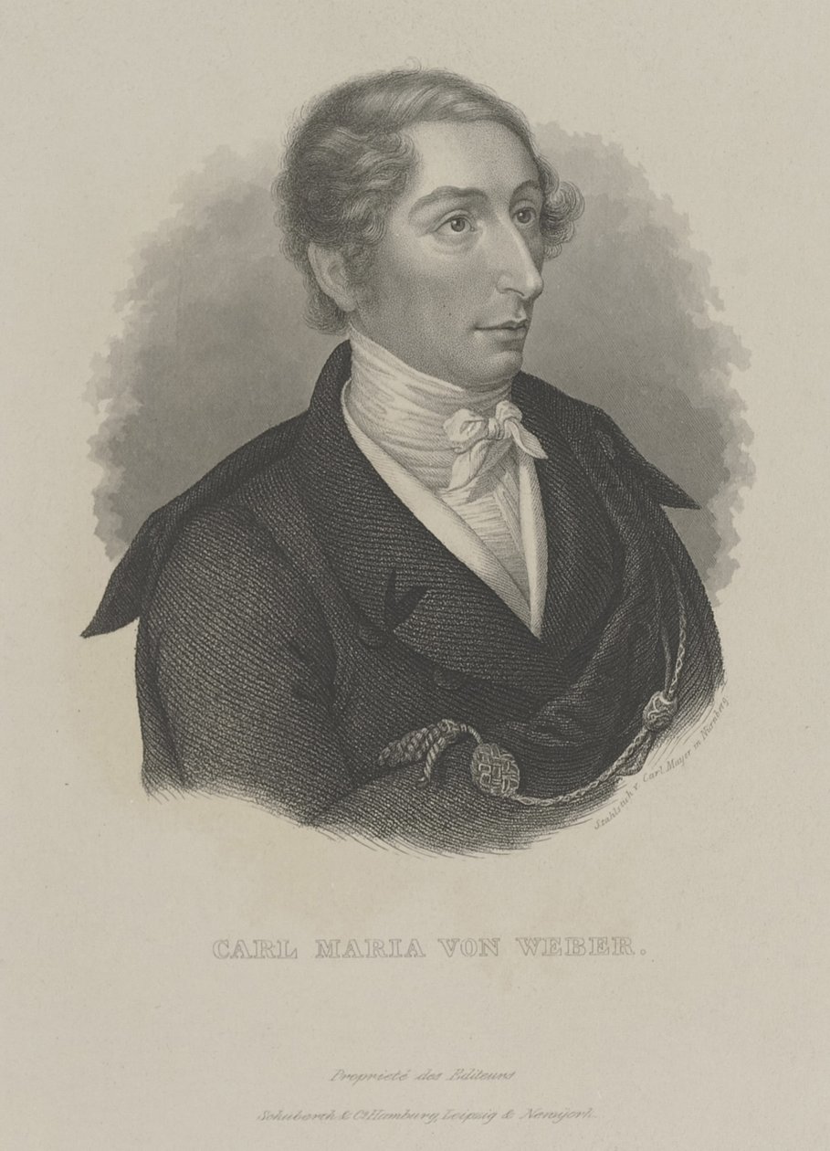 Carl Maria von Weber 1786-1826, ca. 1840 von Carl Mayer