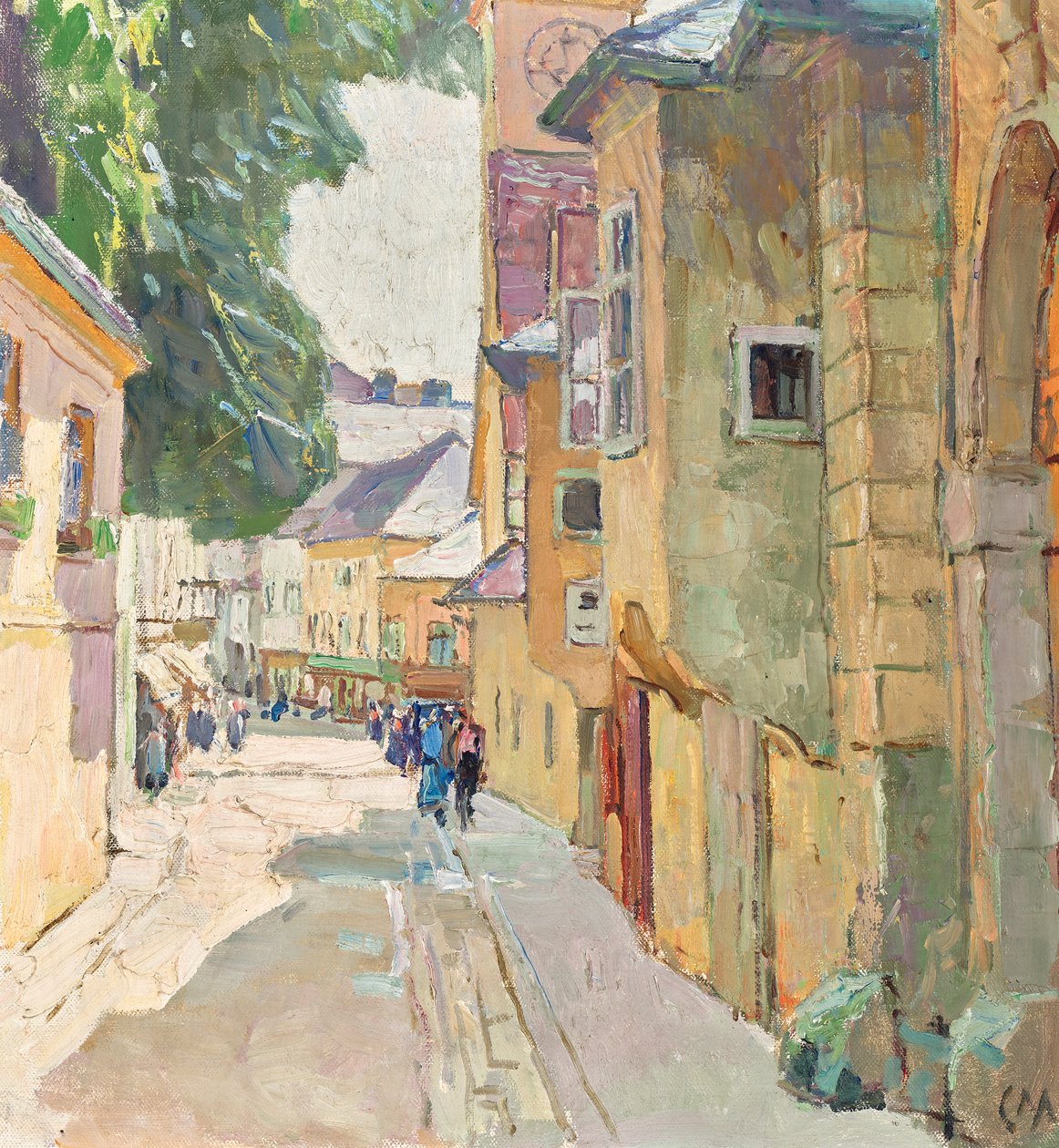 Die Dr. Seipel-Straße in Mödling von Carl Moll