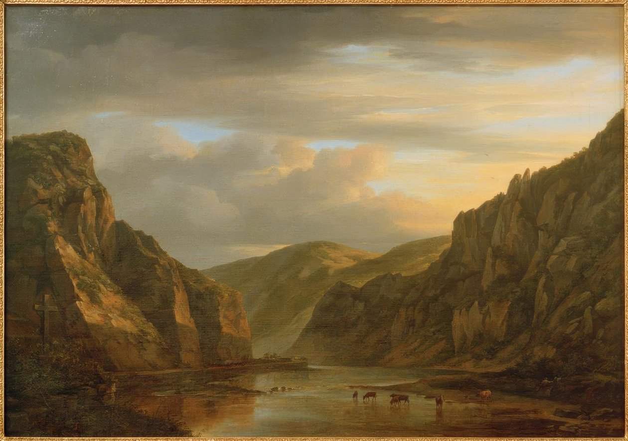 C. Morgenstern, Der Stegfels im Nahetal von Carl Morgenstern