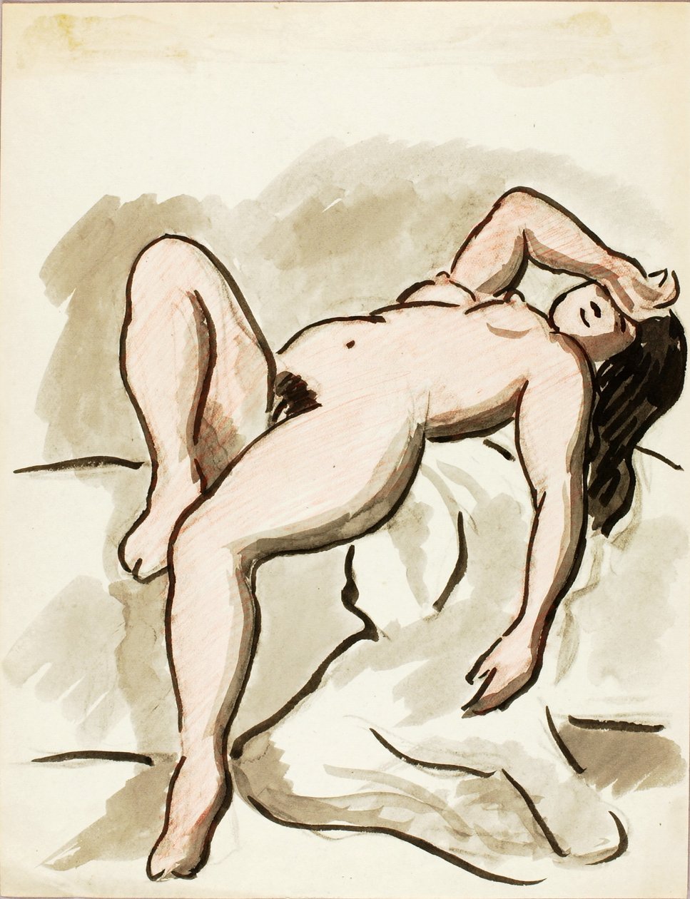 Liegender Akt von Carl Newman