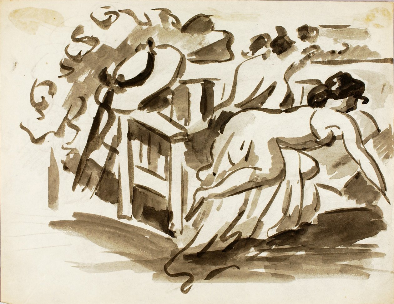 Liegende Frau von Carl Newman