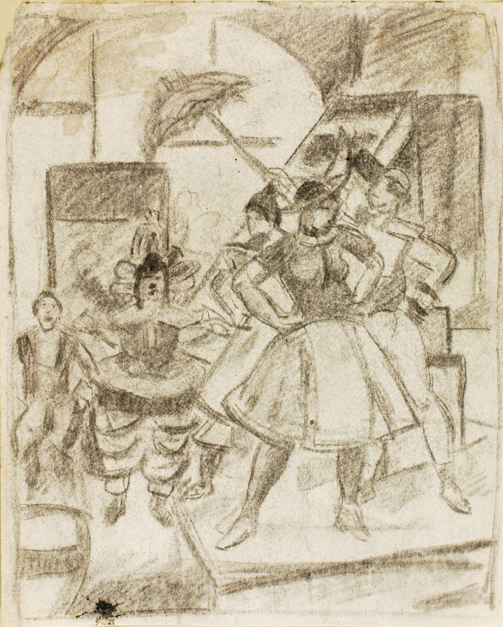 Theaterszene von Carl Newman