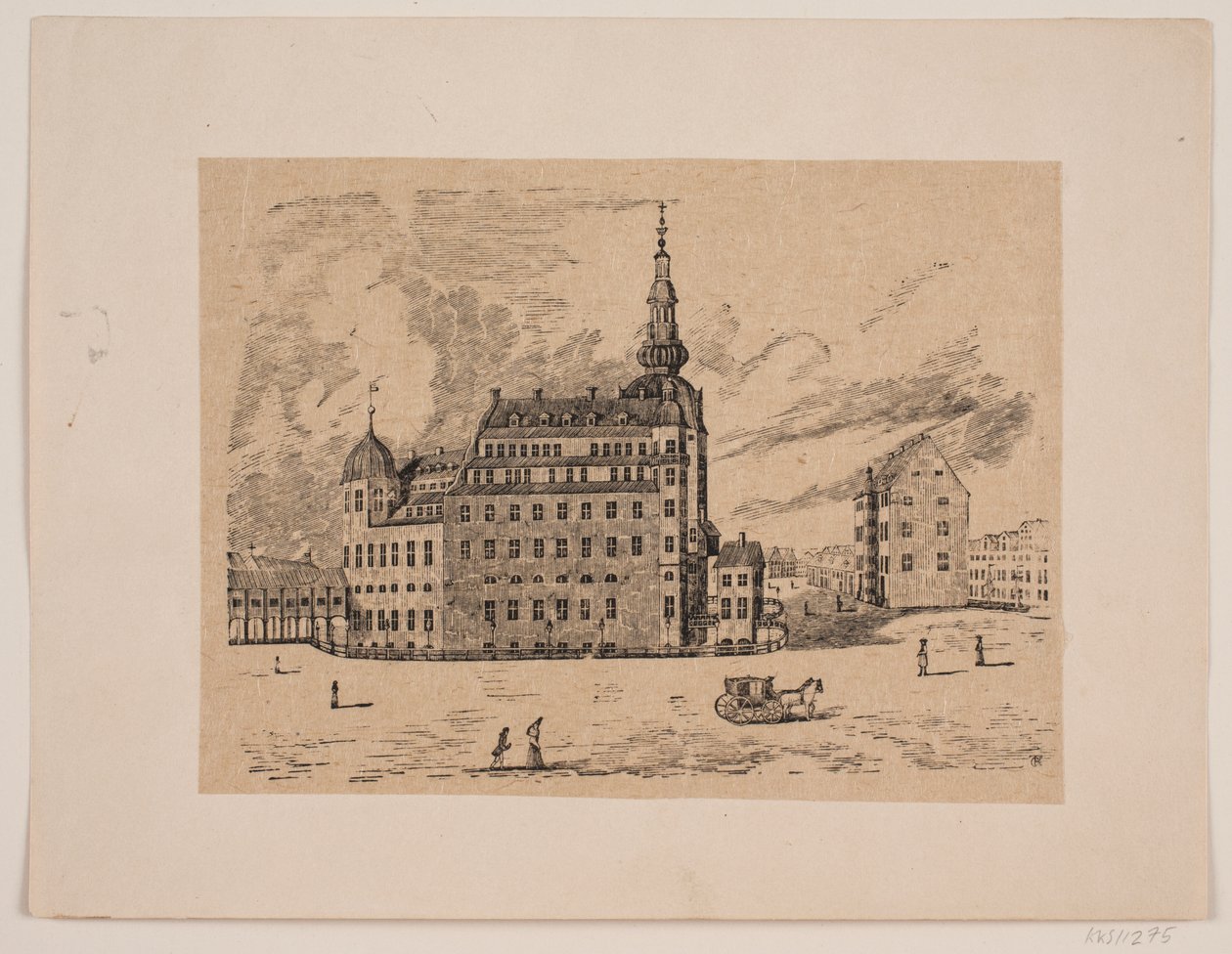 Schloss Kopenhagen von Carl Peter Theodor Rothweiler