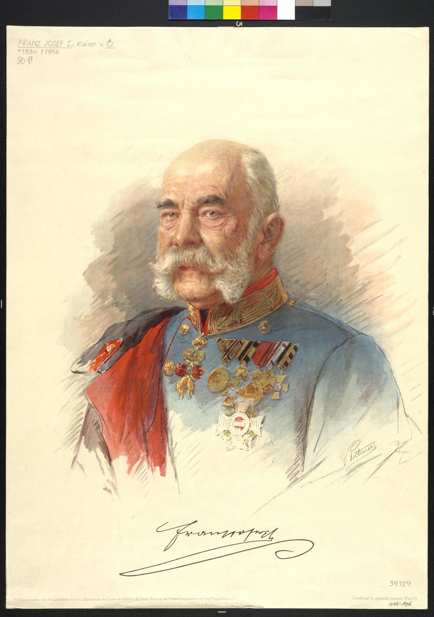 Kaiser von Österreich Franz Joseph I von Carl Pietzner