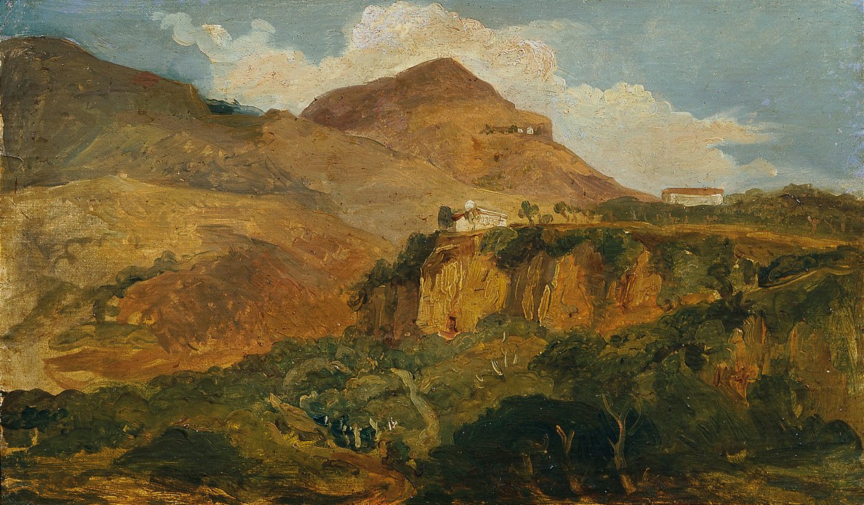 Südliche Berglandschaft von Carl Rahl