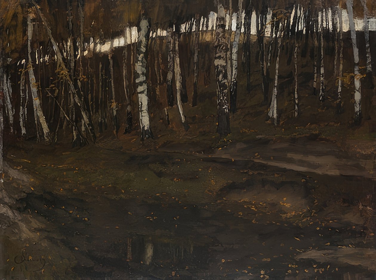 Birkenwald von Carl Schuch