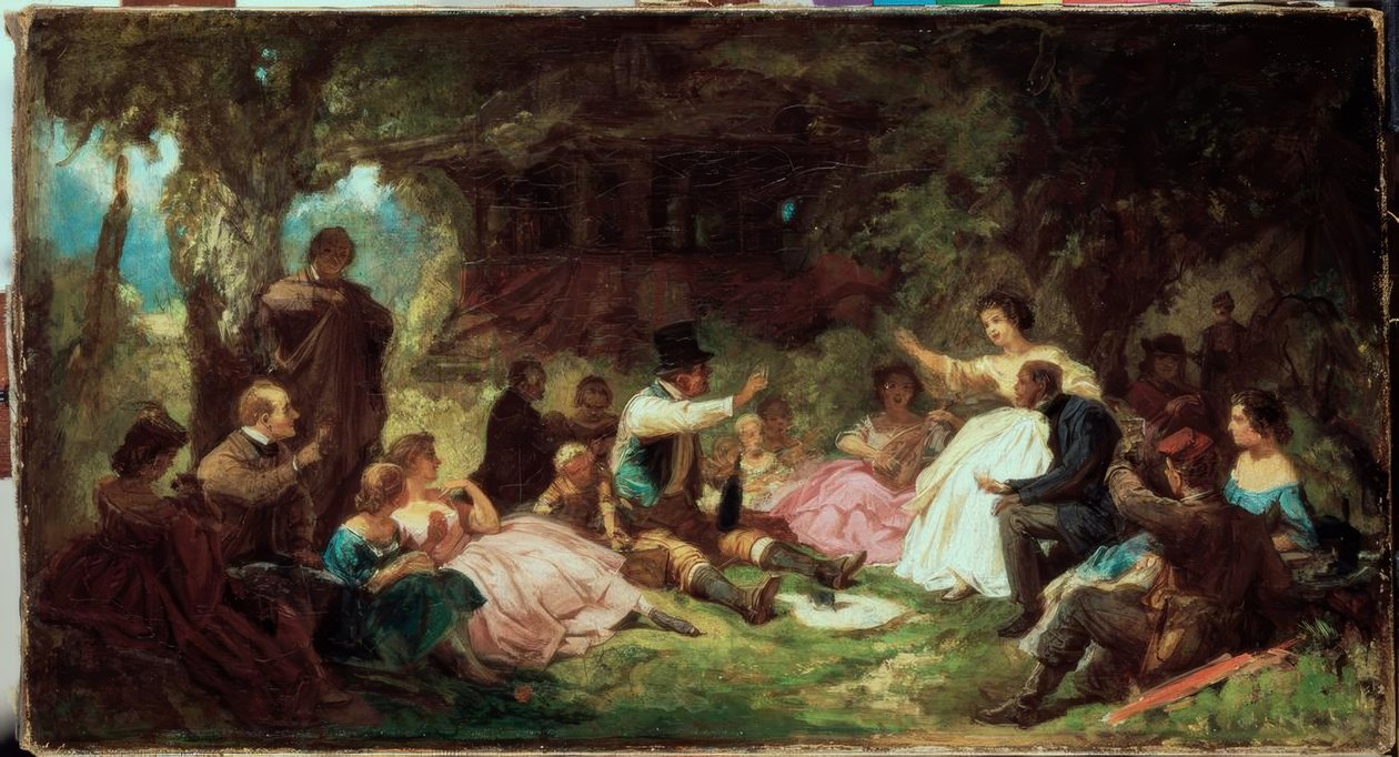 Das Picknick von Carl Spitzweg