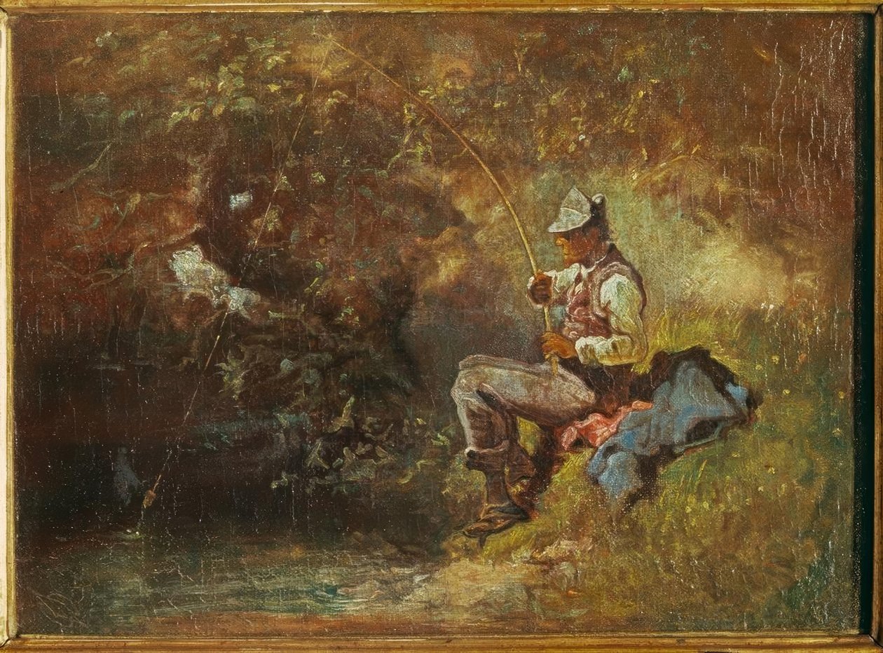 Der Angler von Carl Spitzweg