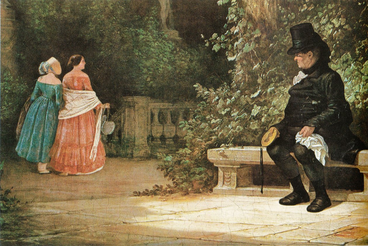 Der Witwer von Carl Spitzweg