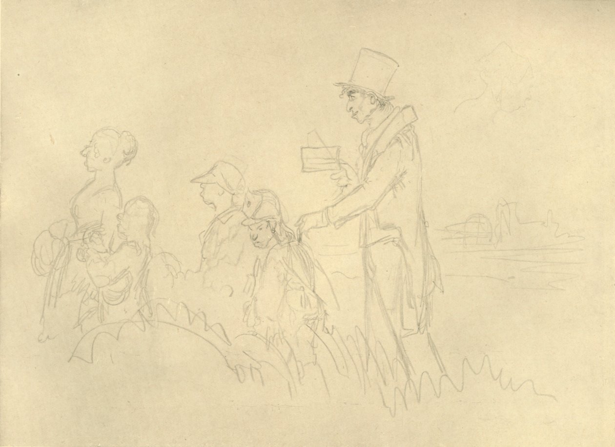 Der jüdische Magister, Mitte-Ende 19. Jahrhundert, ca. 1924 von Carl Spitzweg