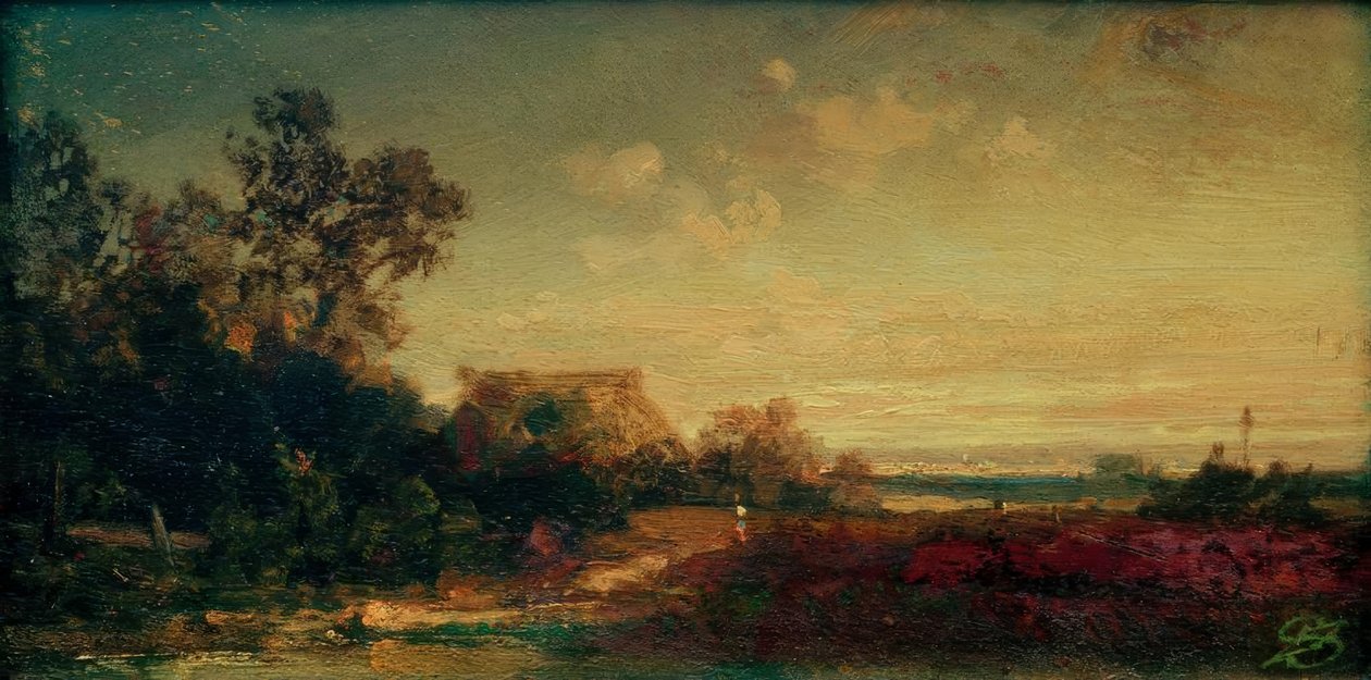 Die Mooshütte von Carl Spitzweg