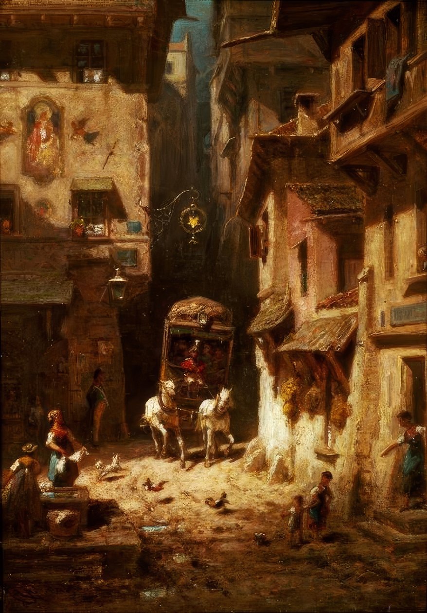 Die Post von Carl Spitzweg