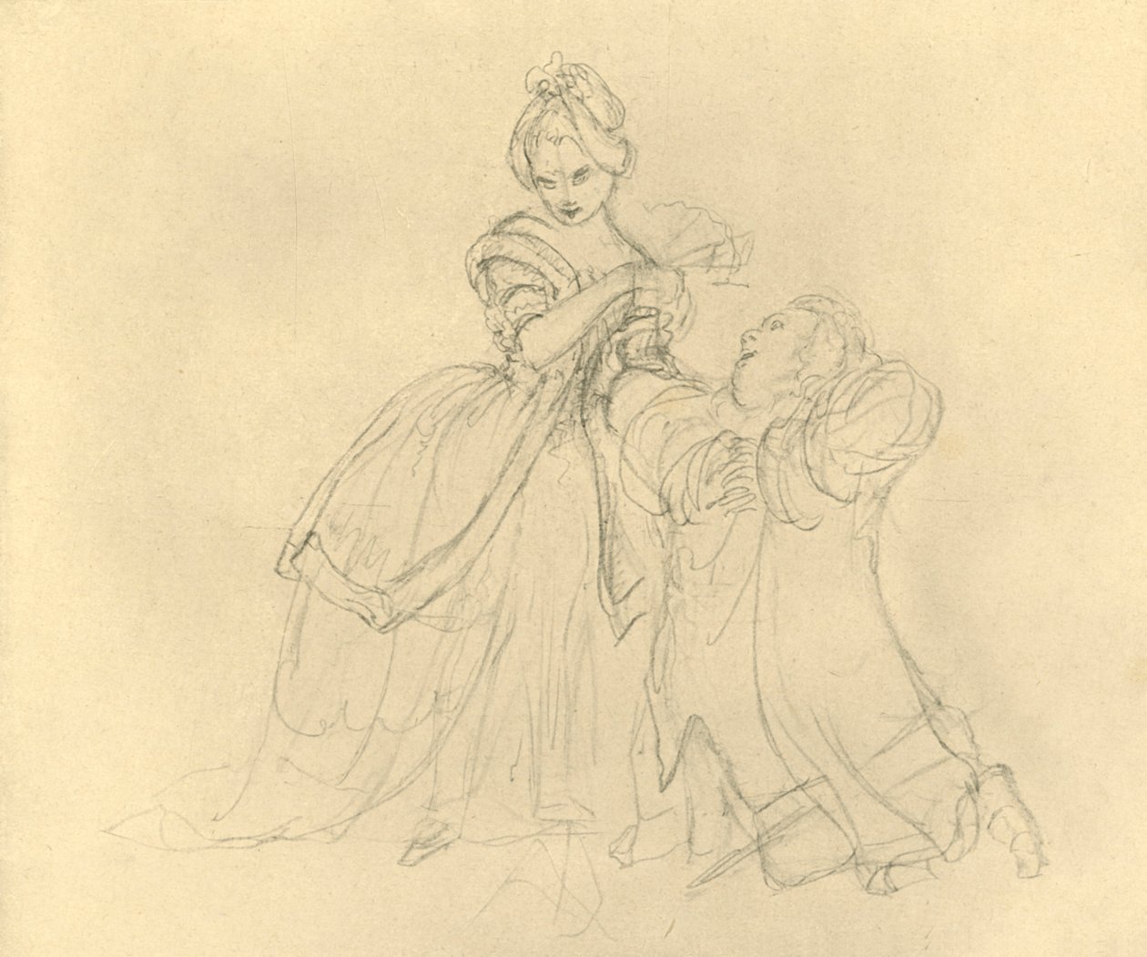 Erhörung, Mitte bis Ende des 19. Jahrhunderts, ca. 1924 von Carl Spitzweg
